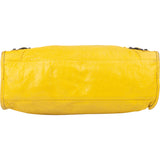 Balenciaga Yellow Leather City Handbag