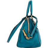 Miu Miu Blue Leather City Handbag