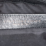Balenciaga Black Leather City Clutch