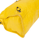 Balenciaga Yellow Leather City Handbag