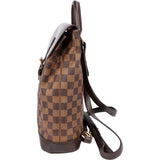 Louis Vuitton Damier Ebene Monogram Soho Backpack