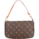 Louis Vuitton Canvas Monogram Pochette Accessoire Handbag