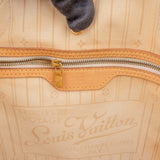 Louis Vuitton Damier Azur Monogram Neverfull GM Shopper Handbag
