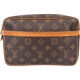 Louis Vuitton Canvas Monogram Compiegne 23 Clutch