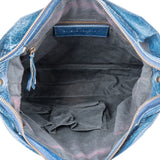 Balenciaga Blue Leather City Handbag