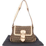 Fendi FF Monogram Zucchino One Shoulder Bag