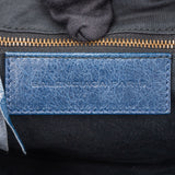 Balenciaga Blue Leather City Handbag