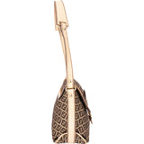 Fendi FF Monogram Zucchino One Shoulder Bag