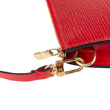 Louis Vuitton Rouge Epi Leather Pochette Accessoire Handbag