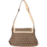 Fendi FF Monogram Zucchino One Shoulder Bag