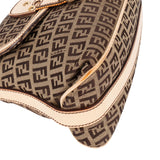 Fendi FF Monogram Zucchino One Shoulder Bag