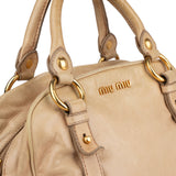 Miu Miu Leather City Handbag