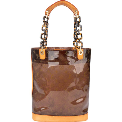 Louis Vuitton Transparent Monogram Ambre Sac Cabas MM Handbag