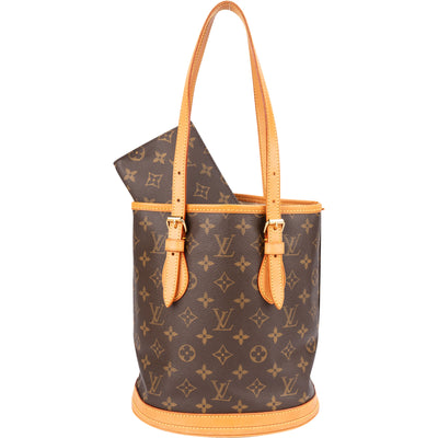 Louis Vuitton Cavas Monogram Bucket Bag PM Handbag
