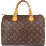 Louis Vuitton Canvas Monogram Speedy 30 Handbag
