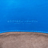 Bottega Veneta Blue Intrecciato Leather Roma Handbag
