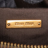Miu Miu Grey Leather City Handbag - vintageandkickz