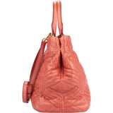 Miu Miu Quilted Pink Leather Handbag