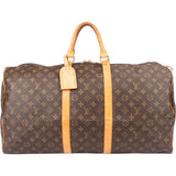 Louis Vuitton Canvas Monogram Keepall 55