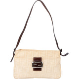 Fendi FF Buckle Baguette Shoulder Bag