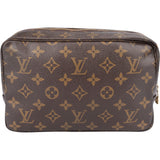 Louis Vuitton Canvas Monogram Trousse Toilette 23 Clutch