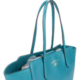 Gucci Blue Leather Swing Shoulder Bag