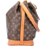 Louis Vuitton Canvas Monogram Sac Noe Grande Shoulder Bag