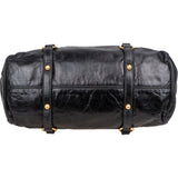 Miu Miu Black Leather City Handbag
