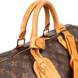 Louis Vuitton Canvas Monogram Keepall 55 Bandouliere