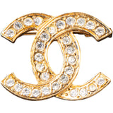 Chanel Golden Crystal Mini Brooch