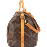 Louis Vuitton Canvas Monogram Keepall 55 Bandouliere