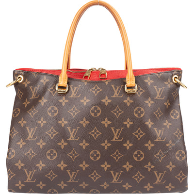 Louis Vuitton Canvas Monogram Pallas MM Handbag - vintageandkickz