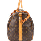 Louis Vuitton Canvas Monogram Keepall 55 Bandouliere