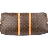 Louis Vuitton Canvas Monogram Keepall 55 Bandouliere