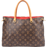 Louis Vuitton Canvas Monogram Pallas MM Handbag