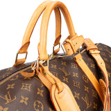 Louis Vuitton Canvas Monogram Keepall 55 Bandouliere
