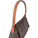Louis Vuitton Canvas Monogram Looping PM Shoulder Bag