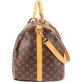 Louis Vuitton Canvas Monogram Keepall 55 Bandouliere