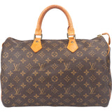 Louis Vuitton Canvas Monogram Speedy 35 Handbag