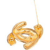 Chanel CC Matelasse Coco Brooch