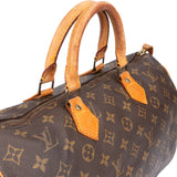 Louis Vuitton Canvas Monogram Speedy 35 Handbag