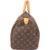 Louis Vuitton Canvas Monogram Speedy 35 Handbag