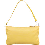 Prada Yellow Nylon Triangle Mini Handbag