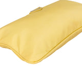 Prada Yellow Nylon Triangle Mini Handbag