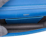 Burberry Blue Quilted Leather Lola Crossbody Bag