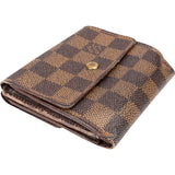 Louis Vuitton Damier Ebene Monogram Elise Wallet