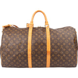 Louis Vuitton Canvas Monogram Keepall 55