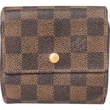 Louis Vuitton Damier Ebene Monogram Elise Wallet