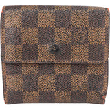 Louis Vuitton Damier Ebene Monogram Elise Wallet