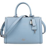 Prada Blue Leather Zoe Carryall Handbag
